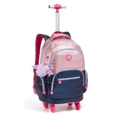Mochila com Roda ColorUp Feminina G - Seanite