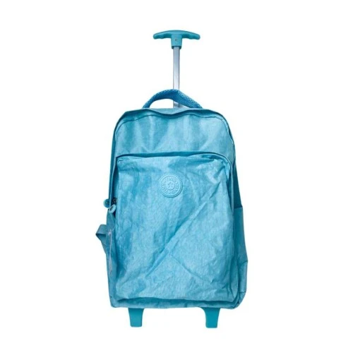 Mochila com Roda Crinkle Azul Claro - Yins