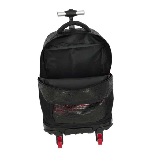 Mochila com Roda Hot Weels Preta - Luxcel