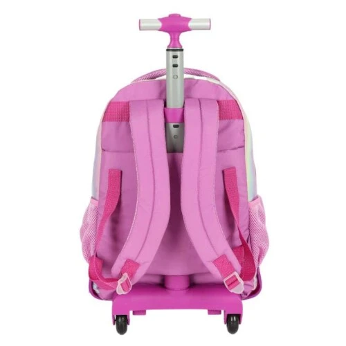 Mochila com Roda Luxcel Up4You Brilho MC49102UP Roxo - LUXCEL