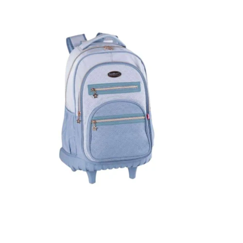 Mochila com Roda PackN'Go Metalassê Azul - Goal