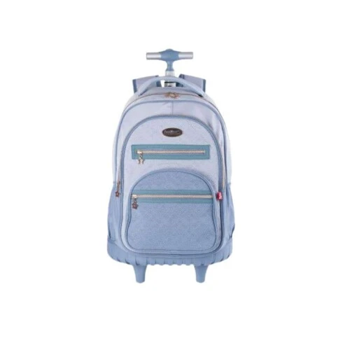 Mochila com Roda PackN'Go Metalassê Azul - Goal