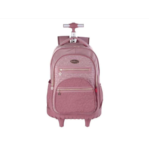 Mochila com Roda PackN'Go Metalassê Rose Antigo - Goal