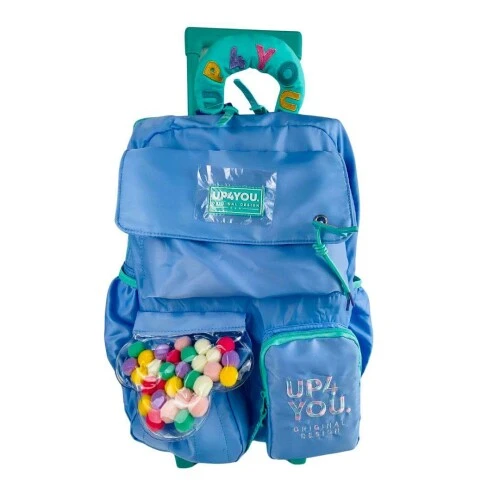 Mochila com Roda UP4YOU Azul - Luxcel