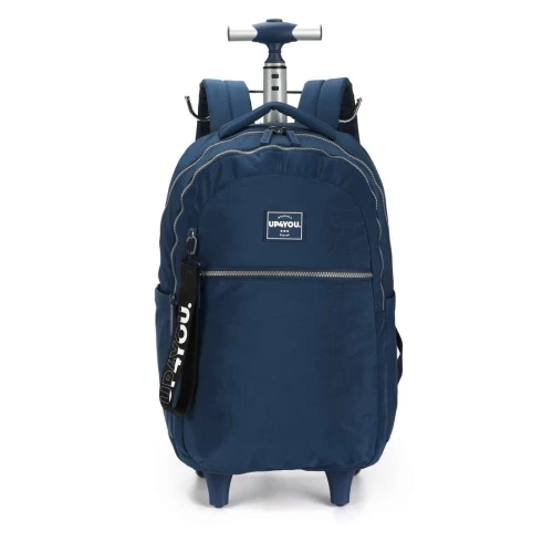 Mochila com Roda UP4YOU Azul Marinho - Luxcel