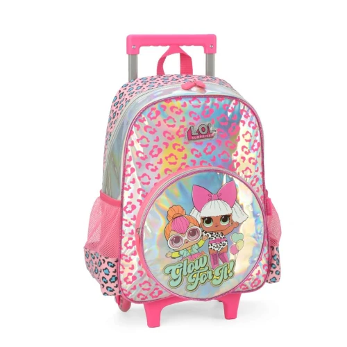 Mochila com Rodas LOL Surprise Pink - Luxcel