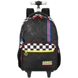 Mochila com Rodas Luxcel Sonic Preta (REF MC49822SO).