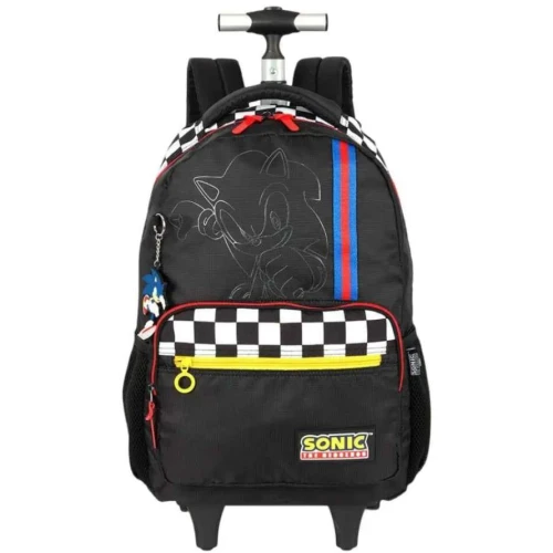 Mochila com Rodas Luxcel Sonic Preta (REF MC49822SO).