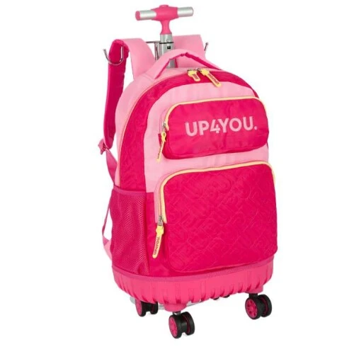 Mochila com roda UP4YOU Pink- Luxcel