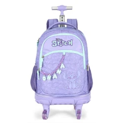 Mochila com rodas 360 Stitch Roxa - Luxcel