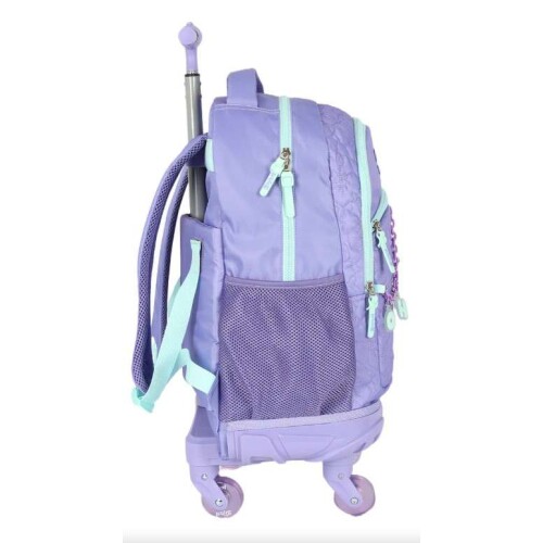 Mochila com rodas 360 Stitch Roxa - Luxcel Mochila com rodas 360 Stitch Roxa - Luxcel
