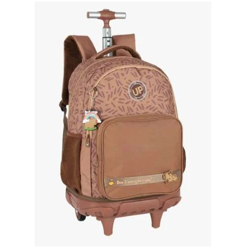 Mochila com rodas Capivara marrom - UP4YOU Mochila com rodas Capivara marrom - UP4YOU