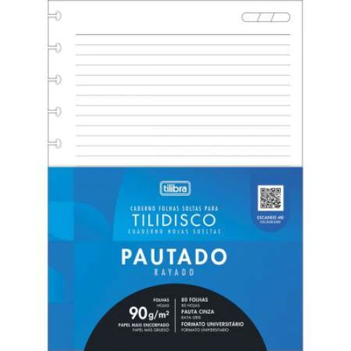 Monobloco 80 Folhas Branco Tilidisco - Tilibra