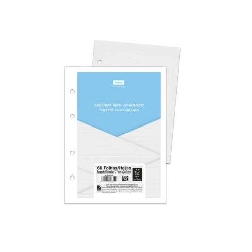 Monobloco 80 Folhas Colleg Pauta Branco - Foroni Monobloco 80 Folhas Colleg Pauta Branco - Foroni