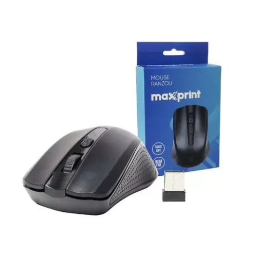 Mouse sem Fio Maxprint 1600DPI - Maxprint
