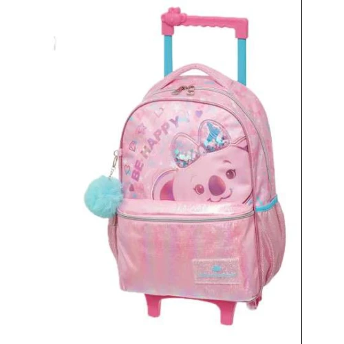 mochila Lilica Ripilica c/rodas Happy rosa mochila Lilica Ripilica c/rodas Happy rosa