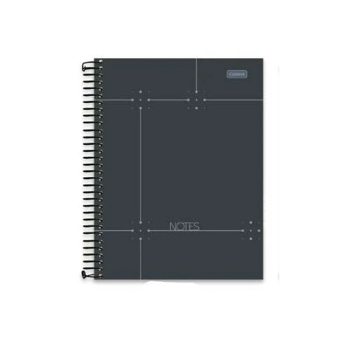 O Caderno Universitário 1 Matérias Capa Dura Color + Black