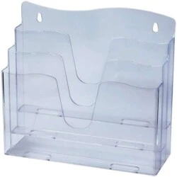 Organizador Pasta Triplo Cristal - Dello