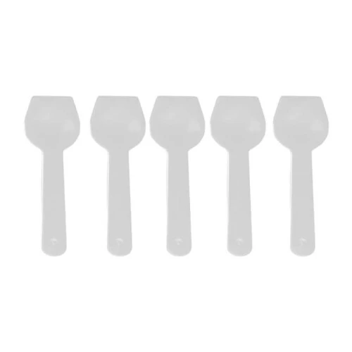 Pá Descartável Pequena Branca Pacote com 500 Unidades Pá Descartável Pequena Branca Pacote com 500 Unidades