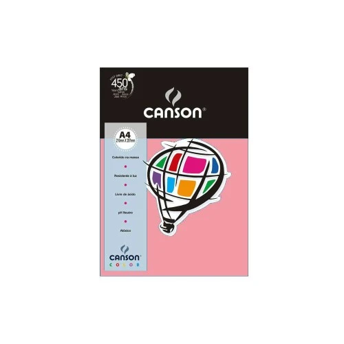 Pacote Color 180g Rosa Escuro Canson