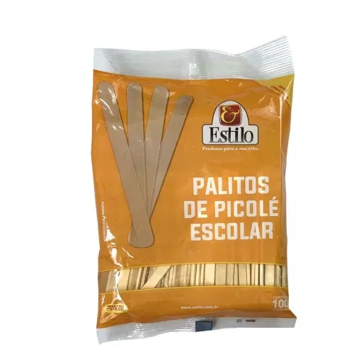 Pacote de Palitos de Picolé c/100 Estilo