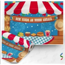 Painel Tenda de Arraiá - 1,40x1,03cm