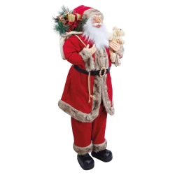 Papai Noel em Pé 110cm com Saco de Presente - Cromus