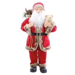 Papai Noel em Pé 90cm com Saco de Presente - Cromus