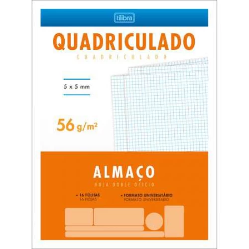 Papel Almaço com 16 unidades 5x5 mm- Tilibra