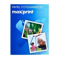 Papel Fotografico Glossy pct c/ 50 - Maxprint