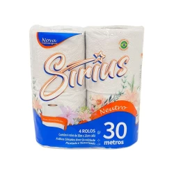 Papel Higienico Sirius Fardo de 16 pacotes c/4 rolos