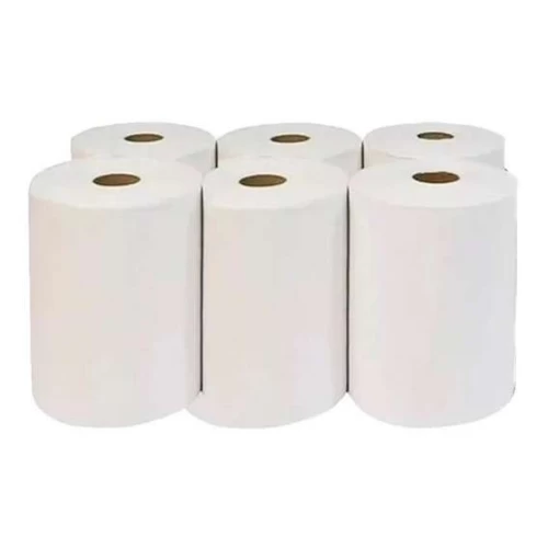 Papel Toalha Branco Rolo Bellize 20x200m Caixa com 6 unidades