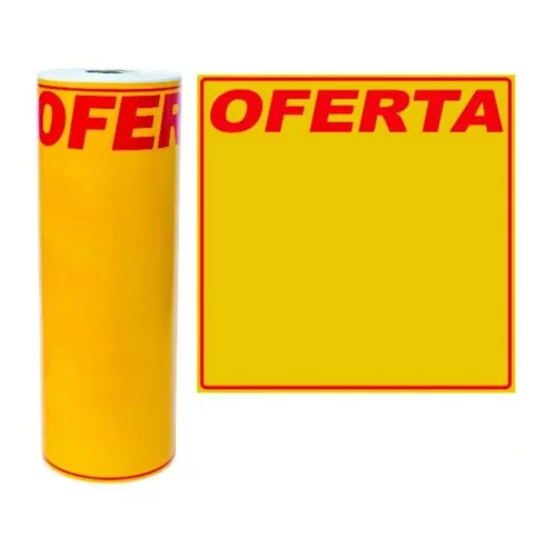 Papel de Oferta Amarelo 40cm