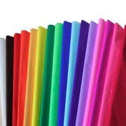 Papel de Seda Cores Sortidas 49x69 18gr Pct  PCT C/100