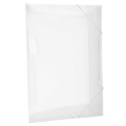 Pasta com Elástico Plástica Transparente - DAC