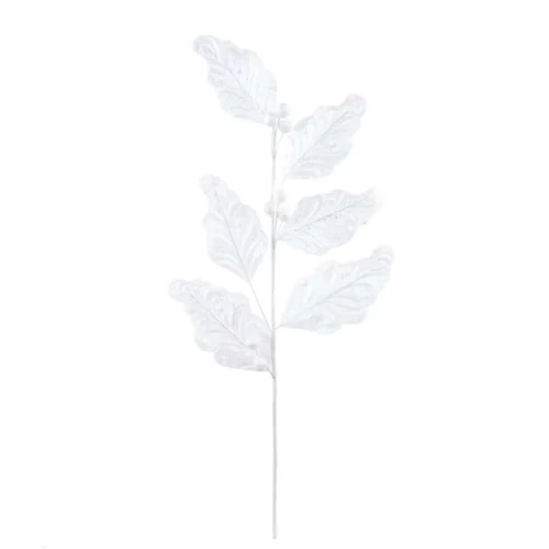 Pick Natalino Haste Galho Branco 70cm - Cromus