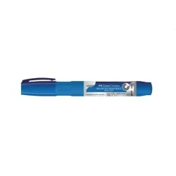 Pincel Marcador Quadro Branco Faber Castell Azul