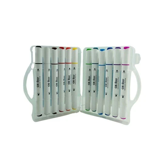 Pincel Criativo Flow c/12 cores - Cis