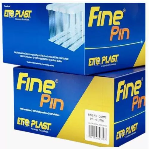 Pino Prático Fine 20mm Paulimaq com 5.000 unidades