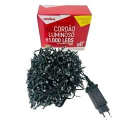 Pisca Pisca Cordão Luminoso Led 1000 Lâmpadas Claro - Cromus