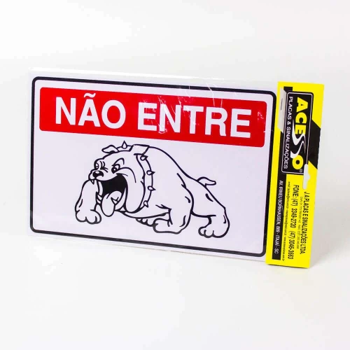 Placa Não Entre Ref. P-7