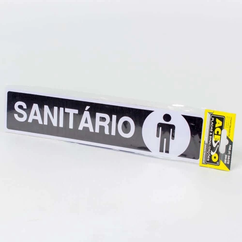 Placa Sanitário Masculino A-431