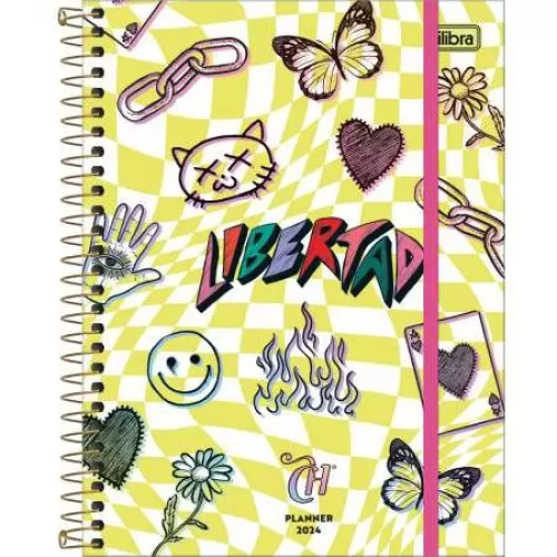 Planner Anual Espiral Capricho 80 folhas - Tilibra