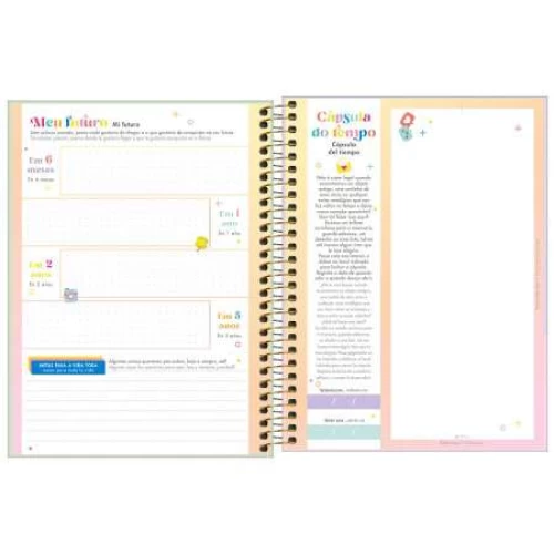 Planner Espiral Anual Happy Verde 80 folhas - Tilibra