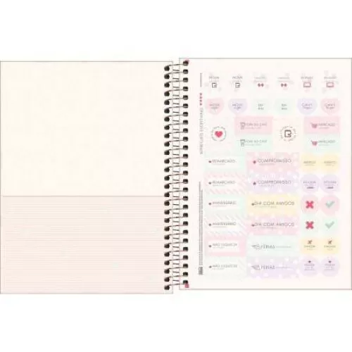 Planner Espiral Anual Soho 80 folhas - Tilibra