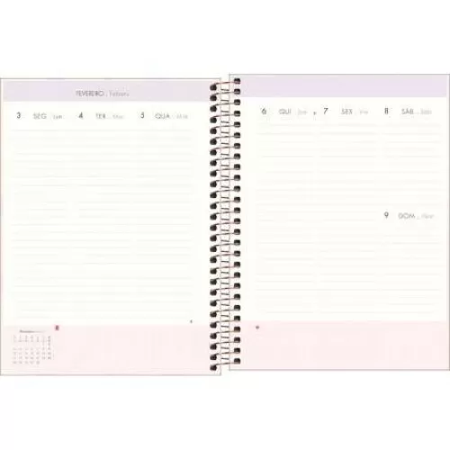 Planner Espiral Anual Soho 80 folhas - Tilibra