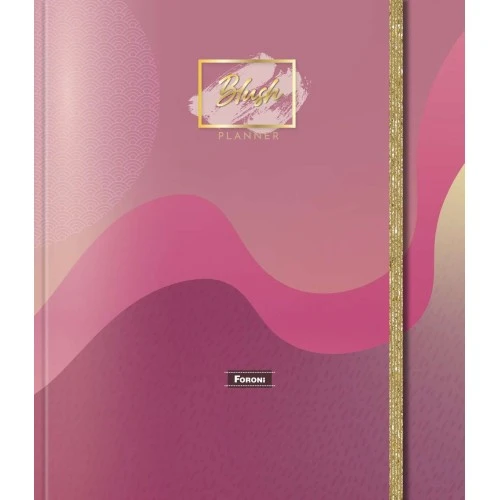Planner Perm. Argolado Blush Foroni 96 Fls