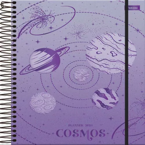 Planner Permanente Espiral Cosmos 80 folhas - Foroni