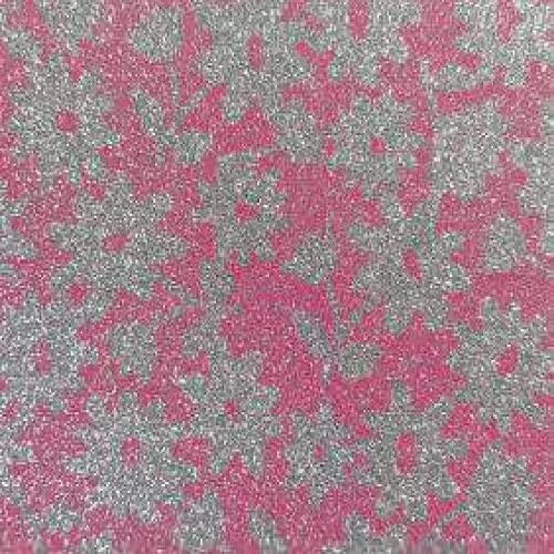 Plástico Adesivo Glitter Floras Rosa 45cm x 5m - Julifix