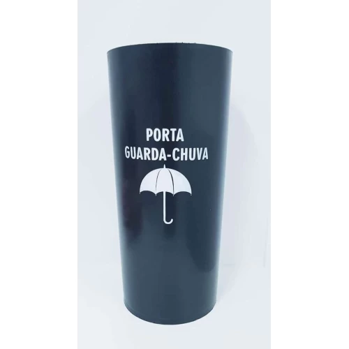 Porta Guarda Chuva Preto 23L - Bralimpia